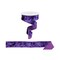 1.5" x 10yd Purple Plush Pressed Velvet Wired Ribbon - Luxurious Craft and Decoration Ribbon -RN582023